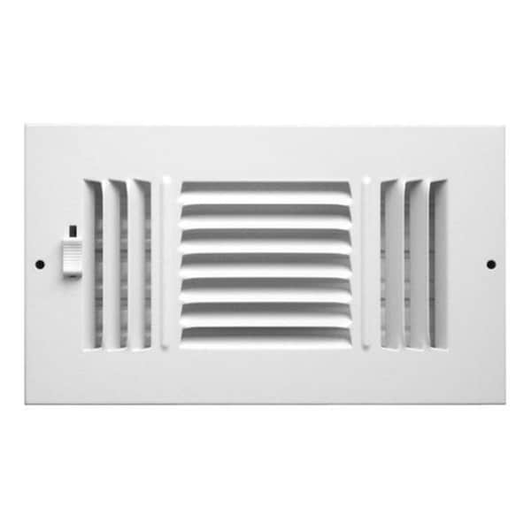 Greystone Greystone C103M08X04 3-Way Sidewall Ceiling Register 8 x 4 in. 4302287 - main